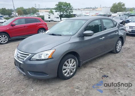 2015 Nissan Sentra S from USA, damaged, VIN 3N1AB7AP1FY360639